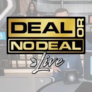 Deal or No Deal Live slot logo by Evolution at PSK
