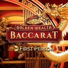 Golden Wealth Baccarat online game logo by Evolution on pskcasino-hr.com