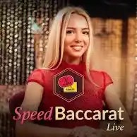 Official Live Dealer logo: Speed Baccarat A by Evolution at PSK